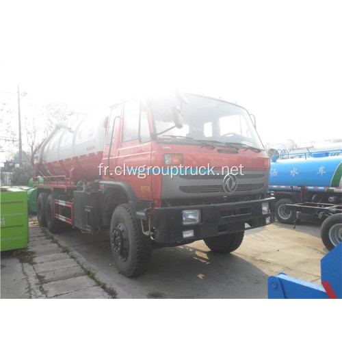 DFAC 6x4driven Petit camion citerne aspirateur à eaux usées